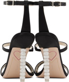 Sophia Webster Black Rosalind Heeled Sandals