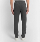 Hamilton and Hare - Slim-Fit Waffle-Knit Cotton Suit Trousers - Gray