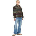 Polo Ralph Lauren Green Patterned Fleece Sweater
