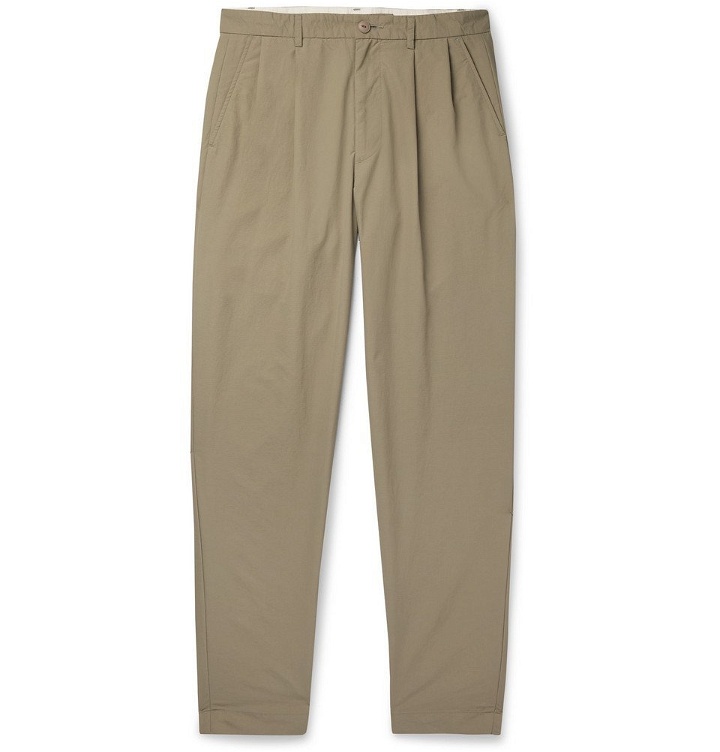 Photo: Cav Empt - Tapered Pleated Ripstop Chinos - Beige