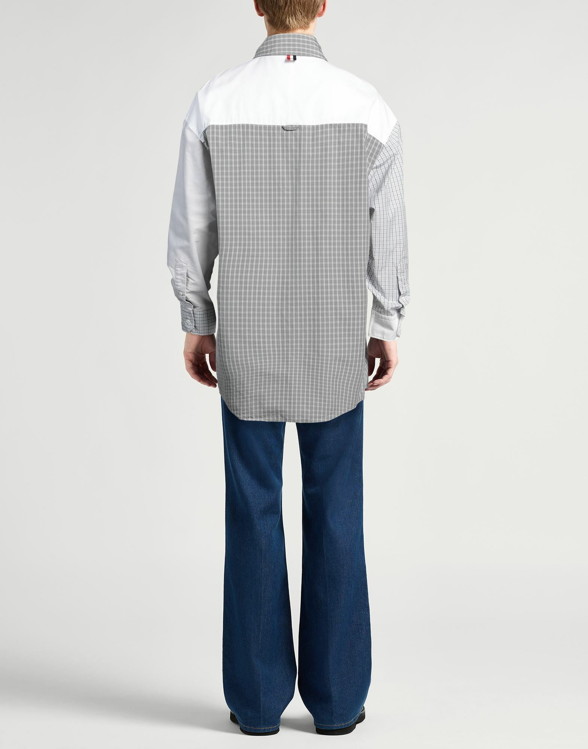 Thom Browne Mens Shirt Light in Grey