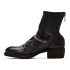 Guidi Black Back Zip-Up Boots