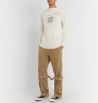 Human Made - Buckle and Zip-Detailed Cotton-Corduroy Trousers - Neutrals