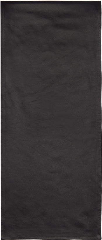 Photo: Nour Hammour Black Esme Leather Scarf