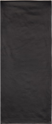 Nour Hammour Black Esme Leather Scarf
