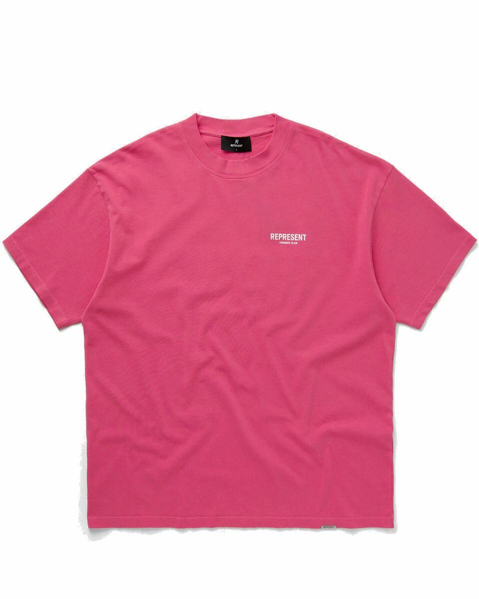Photo: Represent Represent Owners Club T Shirt Pink - Mens - Shortsleeves