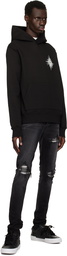 AMIRI Black 'Amiri' Starburst Hoodie