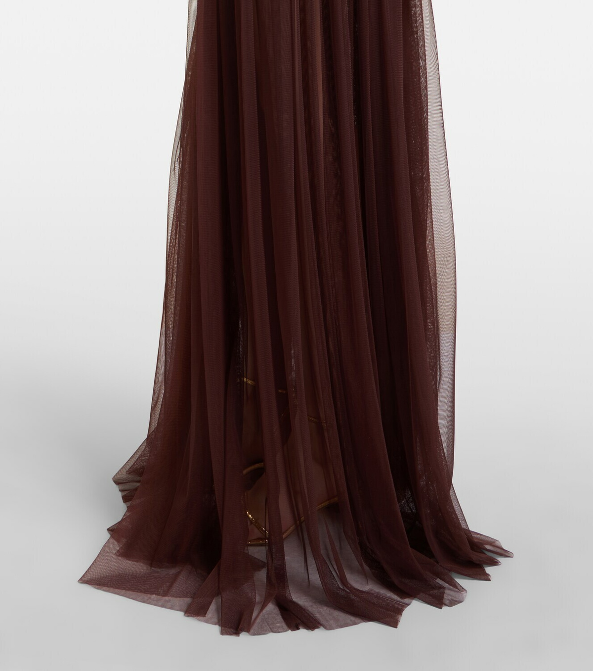 De La Vali Himala gathered tulle gown