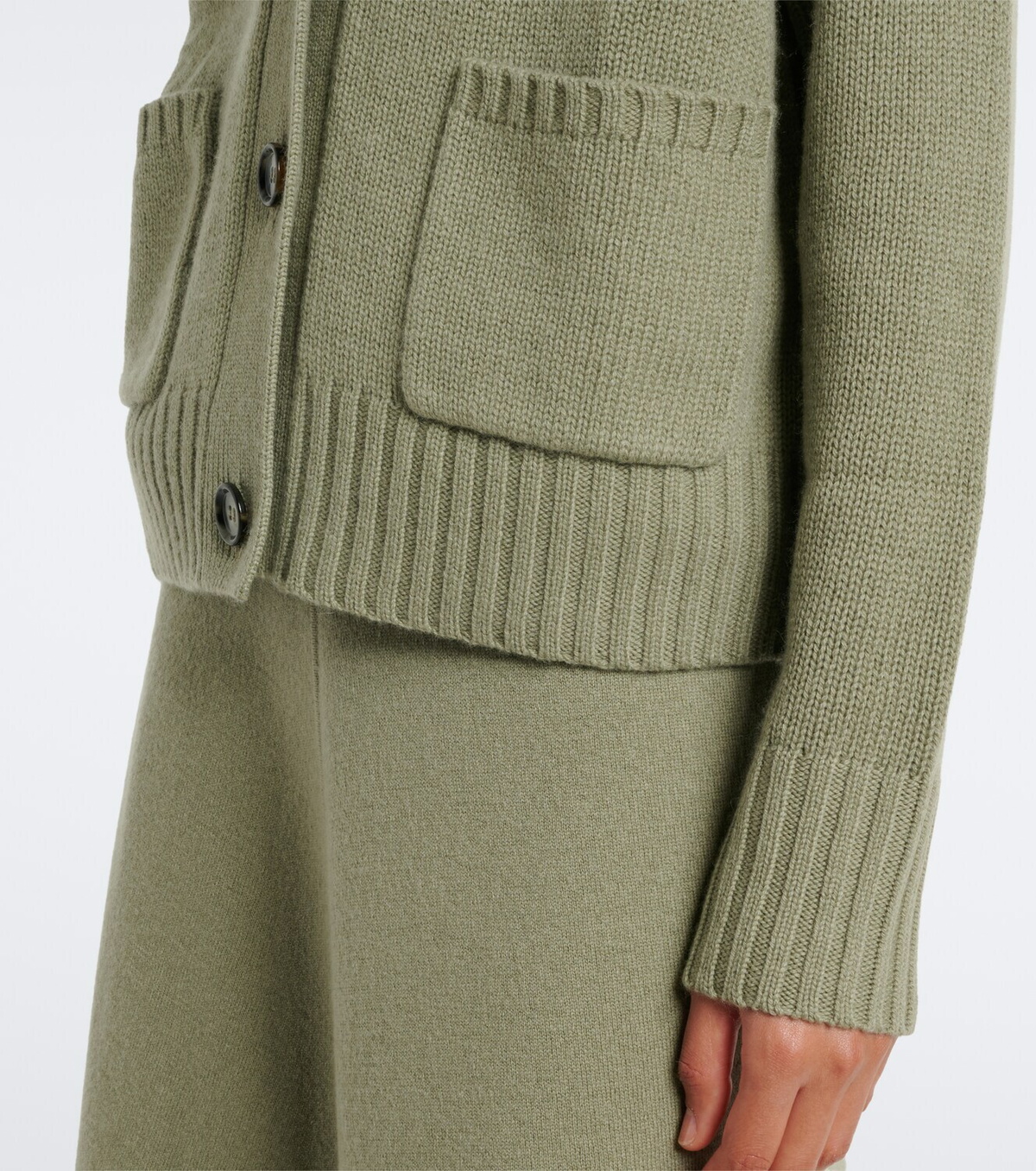 Jardin des Orangers Virgin wool and cashmere cardigan