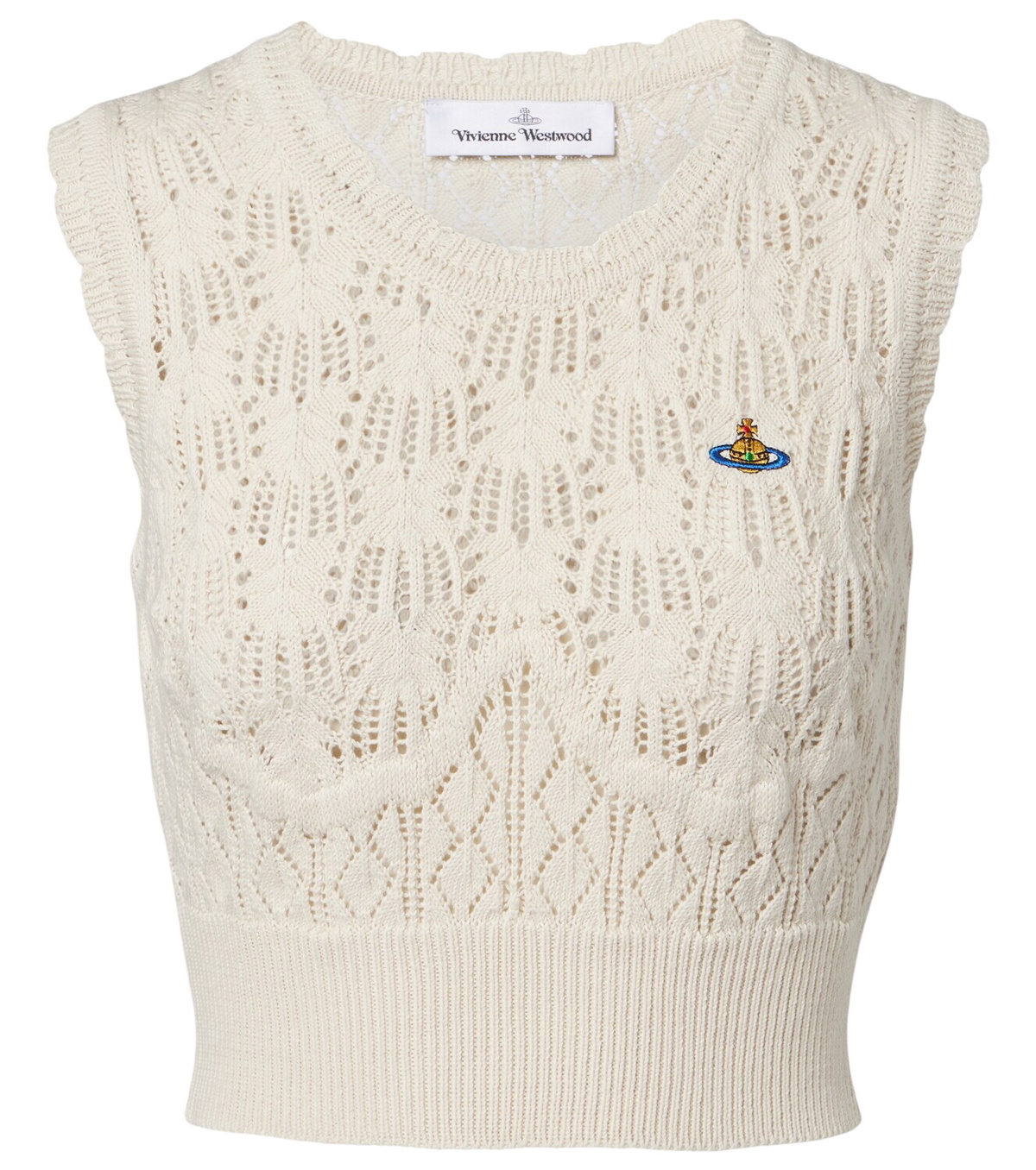 Vivienne Westwood Open-knit alpaca-blend cardigan Vivienne Westwood