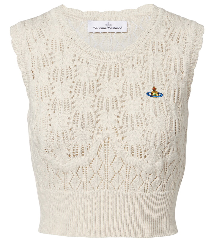 Photo: Vivienne Westwood Ella cropped cotton sweater vest