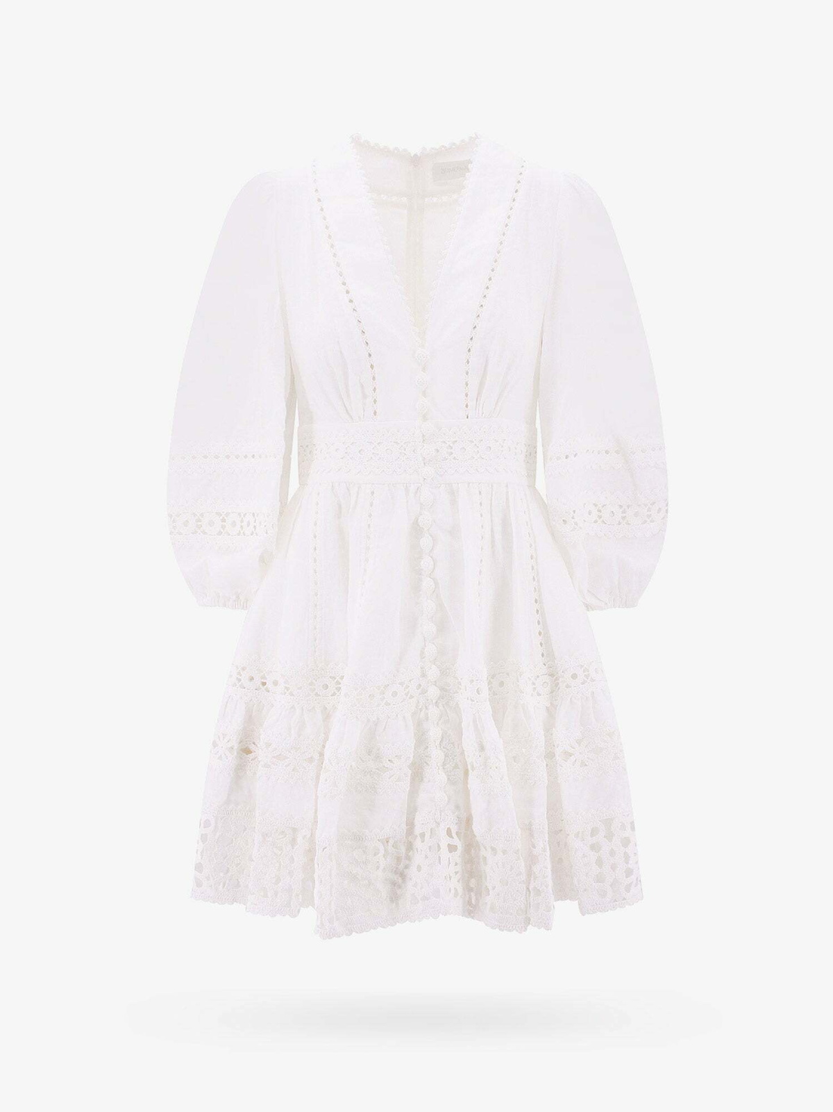 Zimmermann Dress White Womens Zimmermann