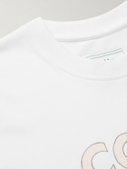 Casablanca - Logo-Print Organic Cotton-Jersey T-Shirt - White
