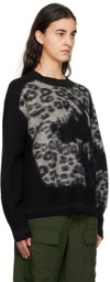 Y-3 Black Leopard Sweater