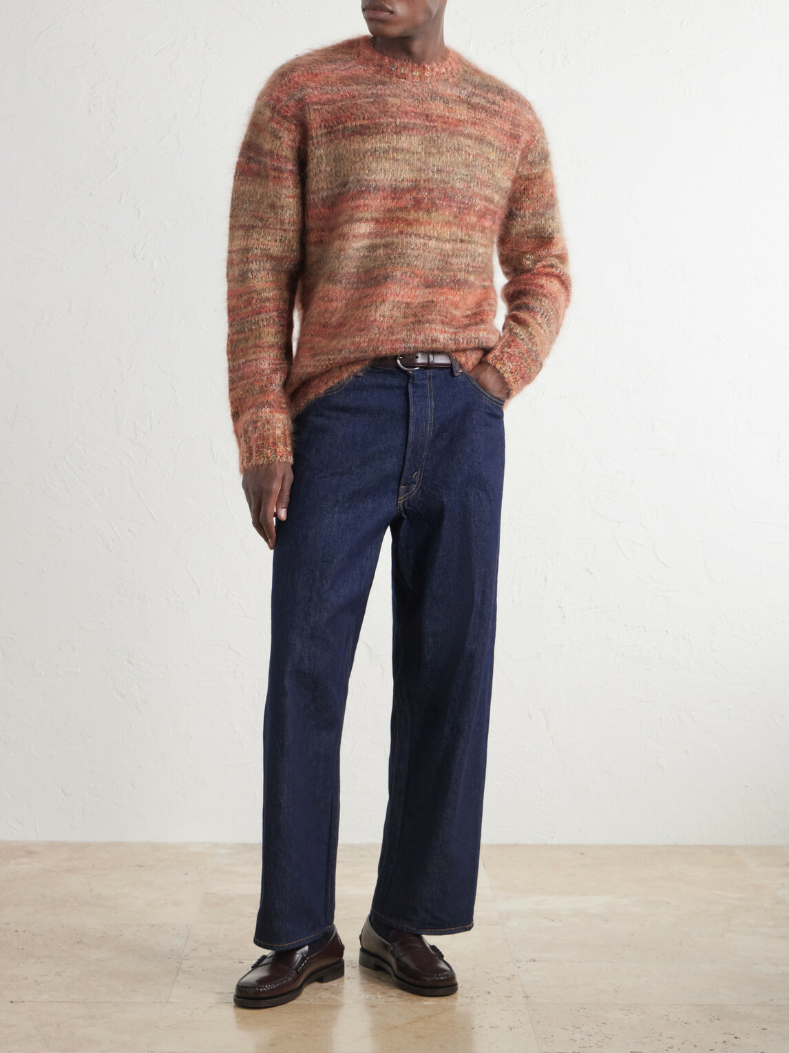 Mr P. - Space-Dyed Cashmere Sweater - Orange