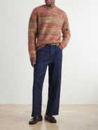 Mr P. - Space-Dyed Cashmere Sweater - Orange