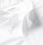 Thom Browne - Slim-Fit Button-Down Collar Grosgrain-Trimmed Cotton Oxford Shirt - Men - White