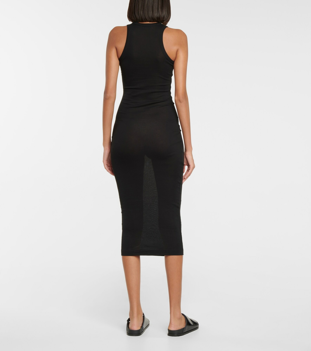 Wardrobe.NYC Cotton jersey midi dress WARDROBE.NYC
