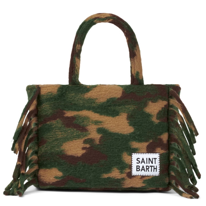 Photo: MC2 Saint Barth Colette Blanket Handbag With Camouflage Print