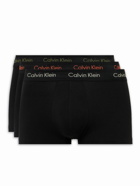 Calvin Klein Underwear - Three-Pack Stretch-Cotton Trunks - Black