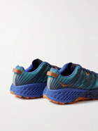 Hoka One One - Speedgoat 4 GORE-TEX Mesh Trail Running Sneakers - Blue