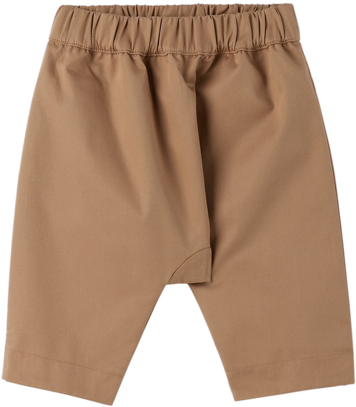 Photo: Burberry Baby Reversible Beige Kyrie Bottoms
