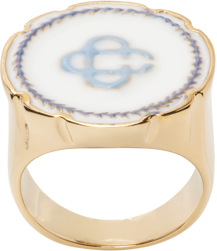 Photo: Casablanca Gold Logo Ring