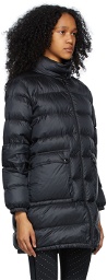 Moncler Black Down Abricotier Coat