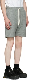 John Elliott Gray Crimson Shorts
