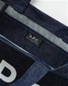 A.P.C. Tote Laure Blue|White - Mens - Bags