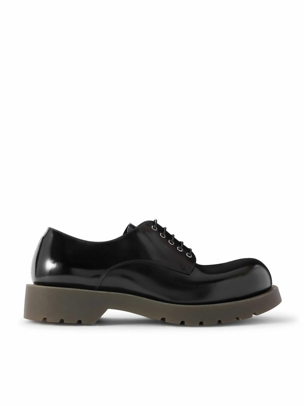 Photo: Jil Sander - Leather Derby Shoes - Black