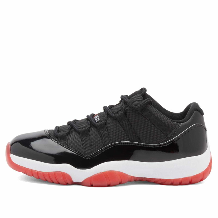Photo: Air Jordan 11 Retro Low in Black/Red/White