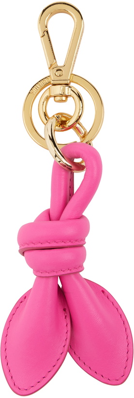 Photo: Jacquemus Pink 'Le Porte-cles Tournis' Keychain