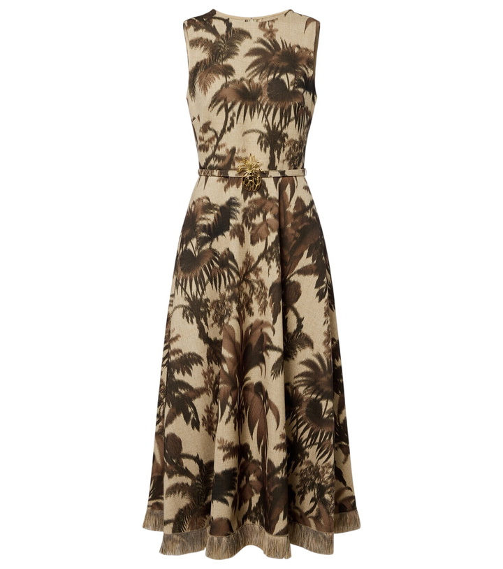 Oscar de la Renta Orchid embroidered lace cocktail dress Oscar de la Renta Oscar de la Renta Orchid embroidered lace cocktail dress Oscar de la Renta