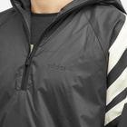 Adidas x FOG Men's Adidas x Fear Of God Athletics Woven 1/2 Zip Hoodie in Black