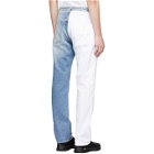 Aries Blue and White Pascal Lilly Jeans