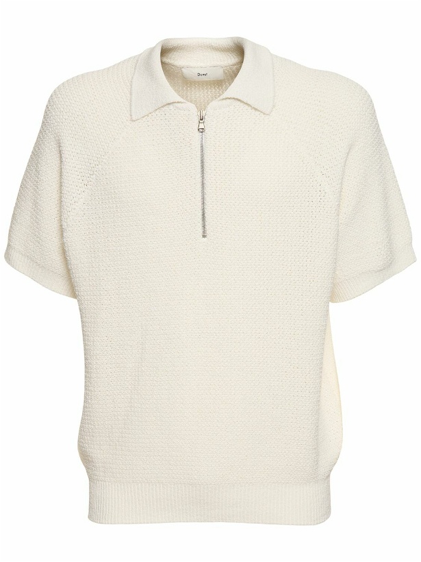 Photo: DUNST Collared Half-zip Knit Polo