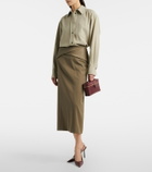 Victoria Beckham Vanity leather vanity bag