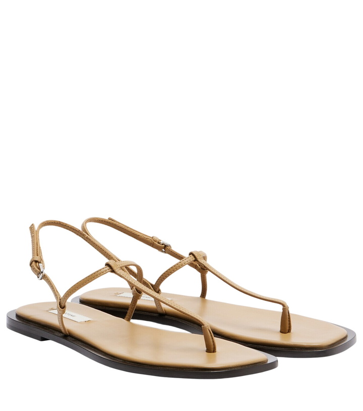 Photo: Toteme Leather thong sandals