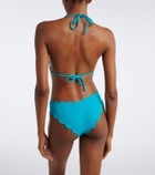 Marysia Broadway scalloped bikini top