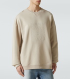 Loewe Anagram embroidered cotton sweatshirt