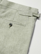 Kingsman - Straight-Leg Linen Suit Trousers - Green