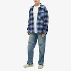 END. x Represent R3 Baggy Destroyer Denim in Mechanical Blue