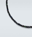 Ileana Makri 9kt white gold beaded necklace with opals