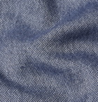 Loro Piana - Cashmere, Silk and Hemp-Blend Scarf - Blue