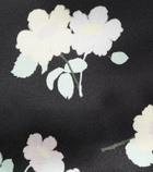 BERNADETTE Judy floral stretch-silk minidress