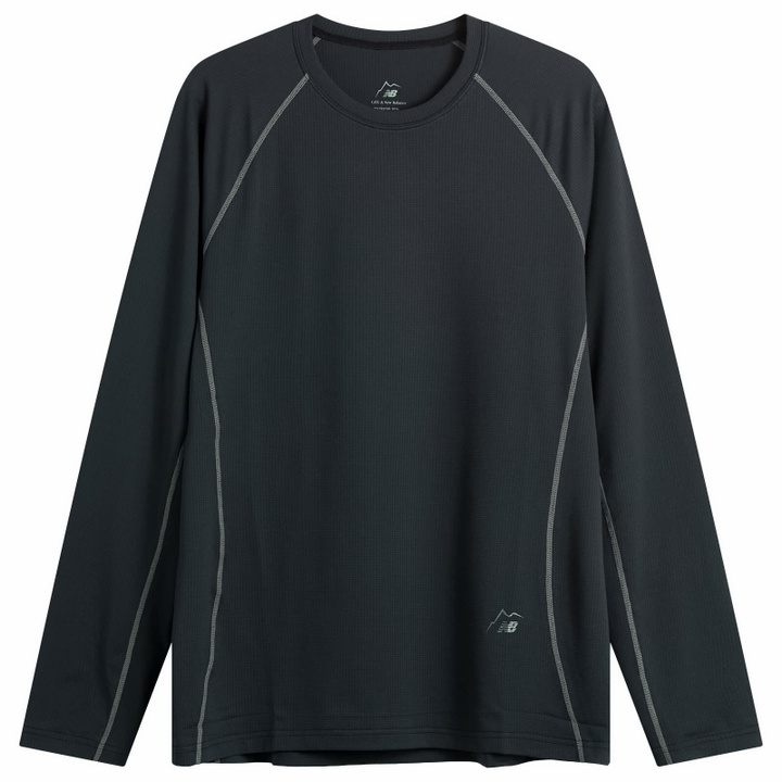 Photo: CAYL Men's x New Balance Air Long Sleeve T-Shirt in Black