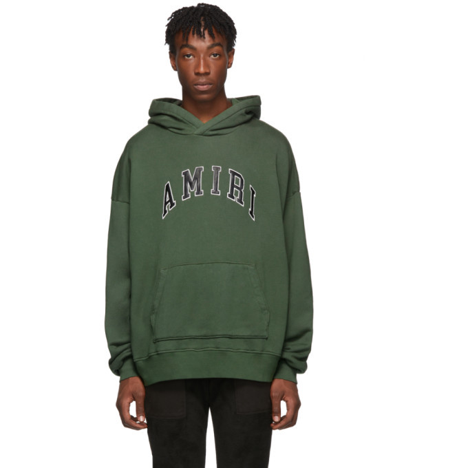 Photo: Amiri Khaki College Logo Hoodie