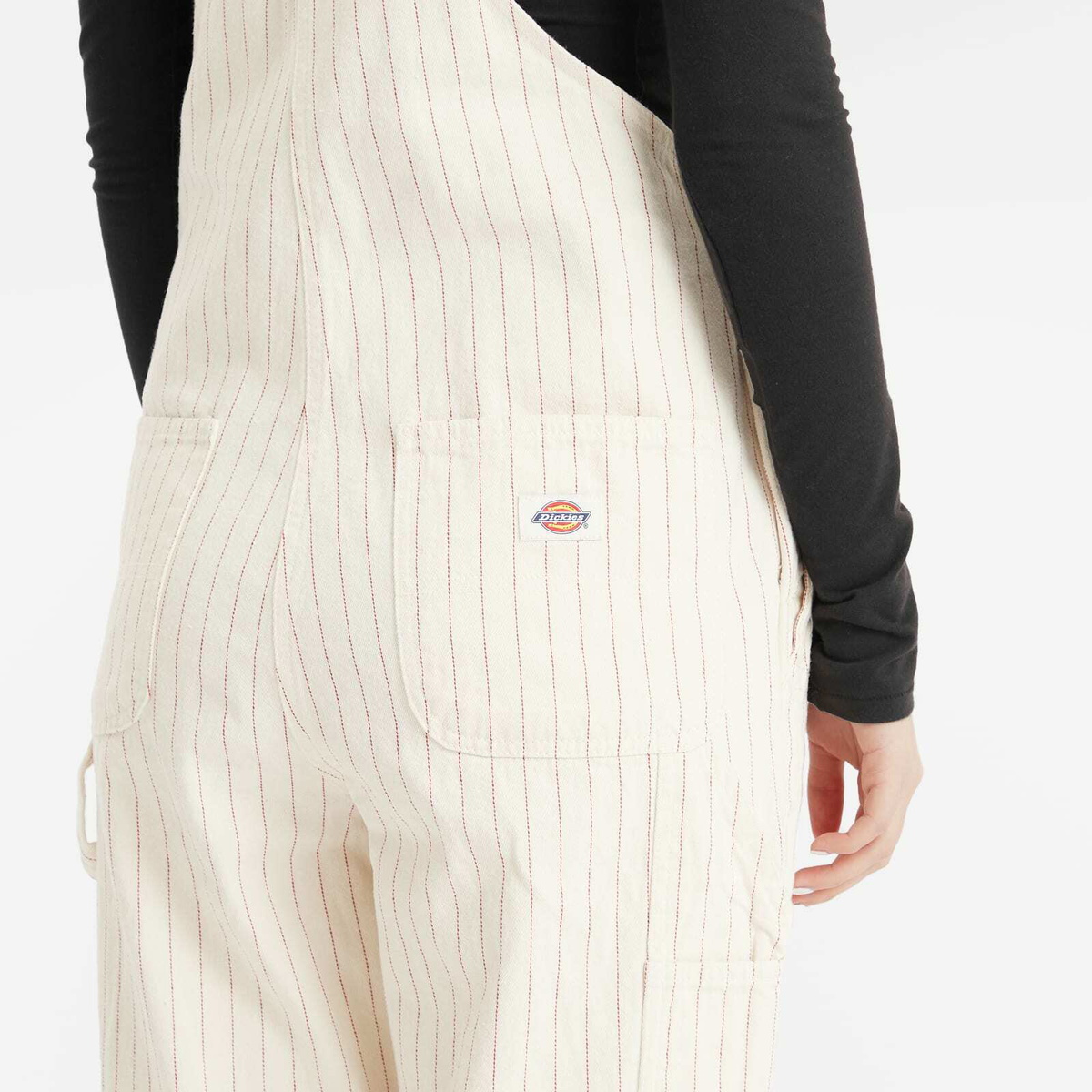 Dickies Women's Service Bib Overalls in Egret