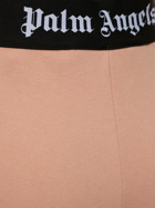 PALM ANGELS - Logo Tape Flared Cotton Sweatpants